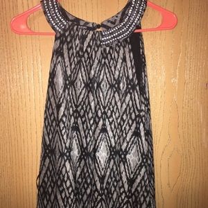 Studded halter neck shirt